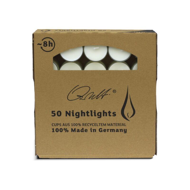 Teelichter Nightlights 50 Stück Farluce.